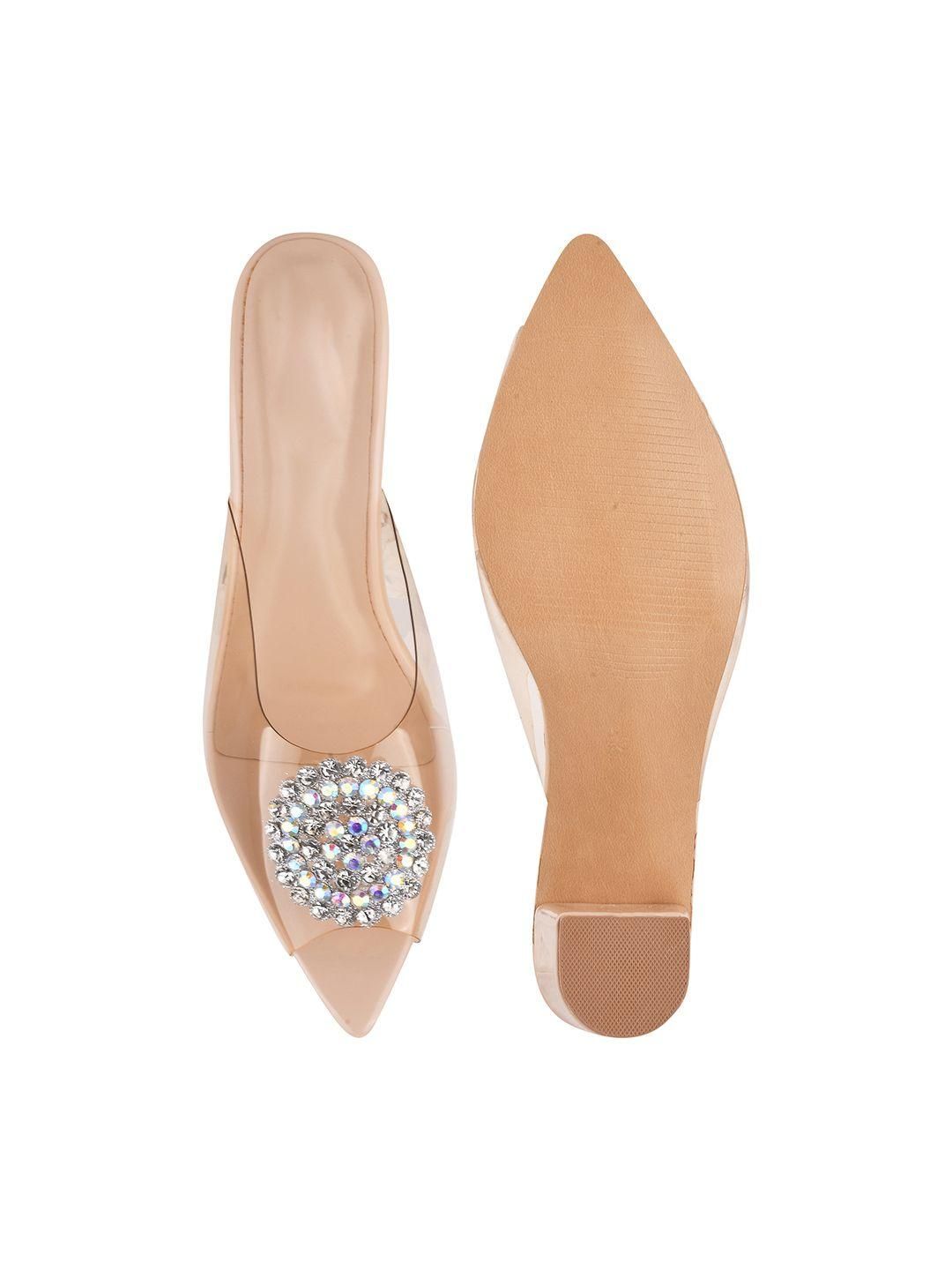 The POSH Embellished Vinyl Heels