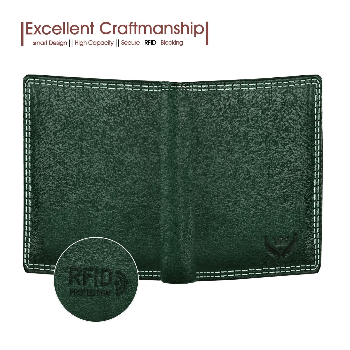 Lorenz Vintage Fold Style Unisex Wallet