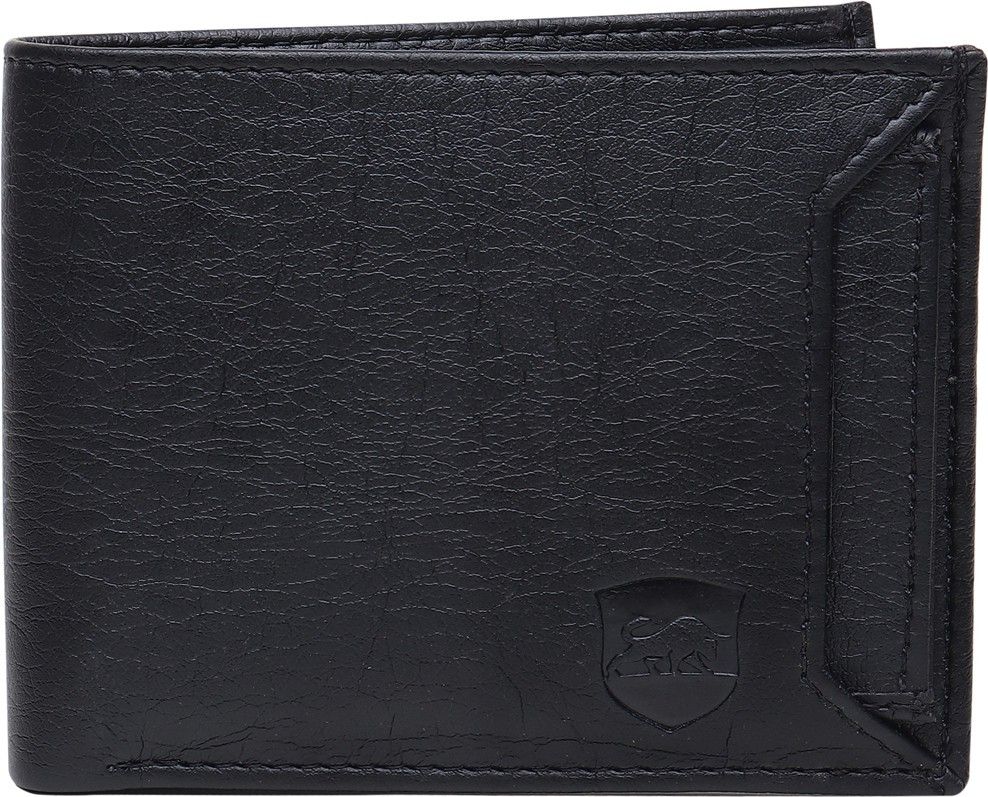 Samtroh Basic in Black Faux Leather Wallet