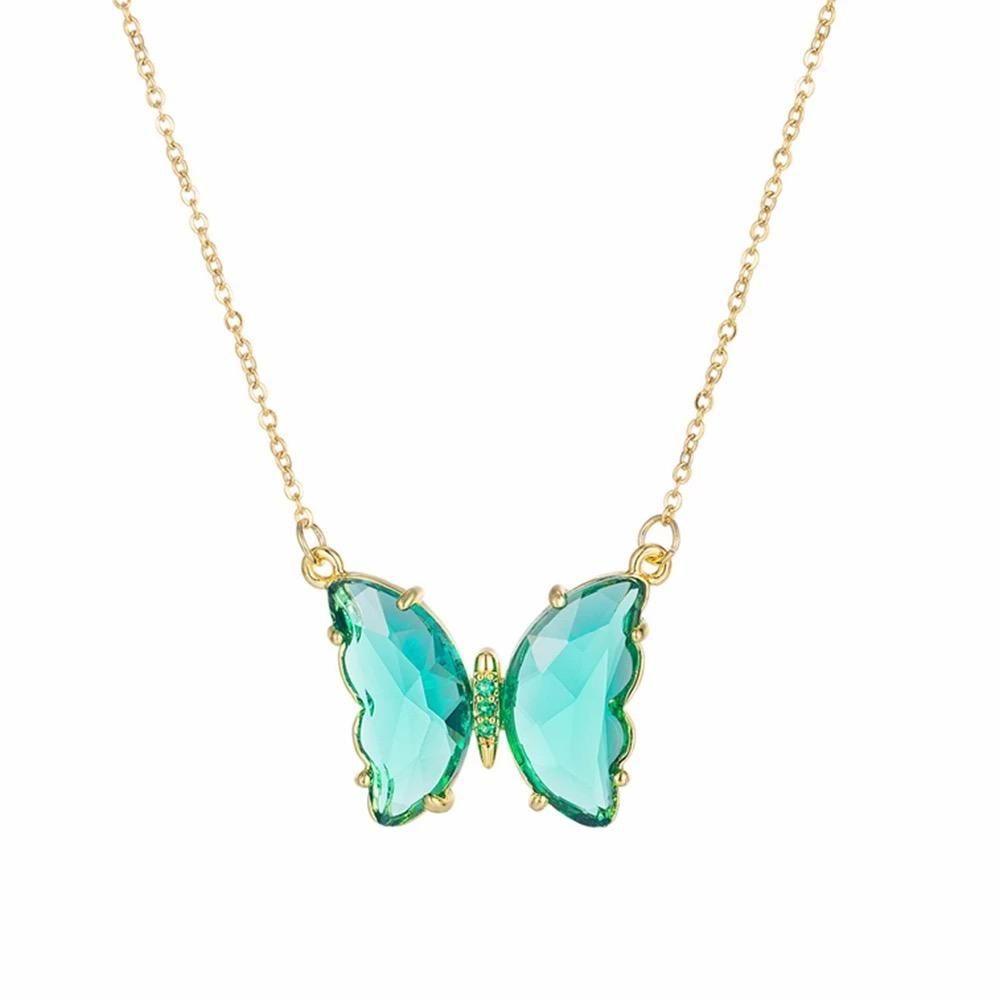 AVR Jewels Crystal Butterfly Chain