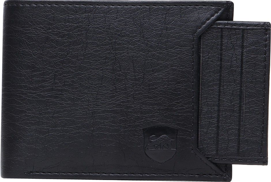 Samtroh Basic in Black Faux Leather Wallet