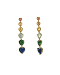 Krystal Heart Danglers