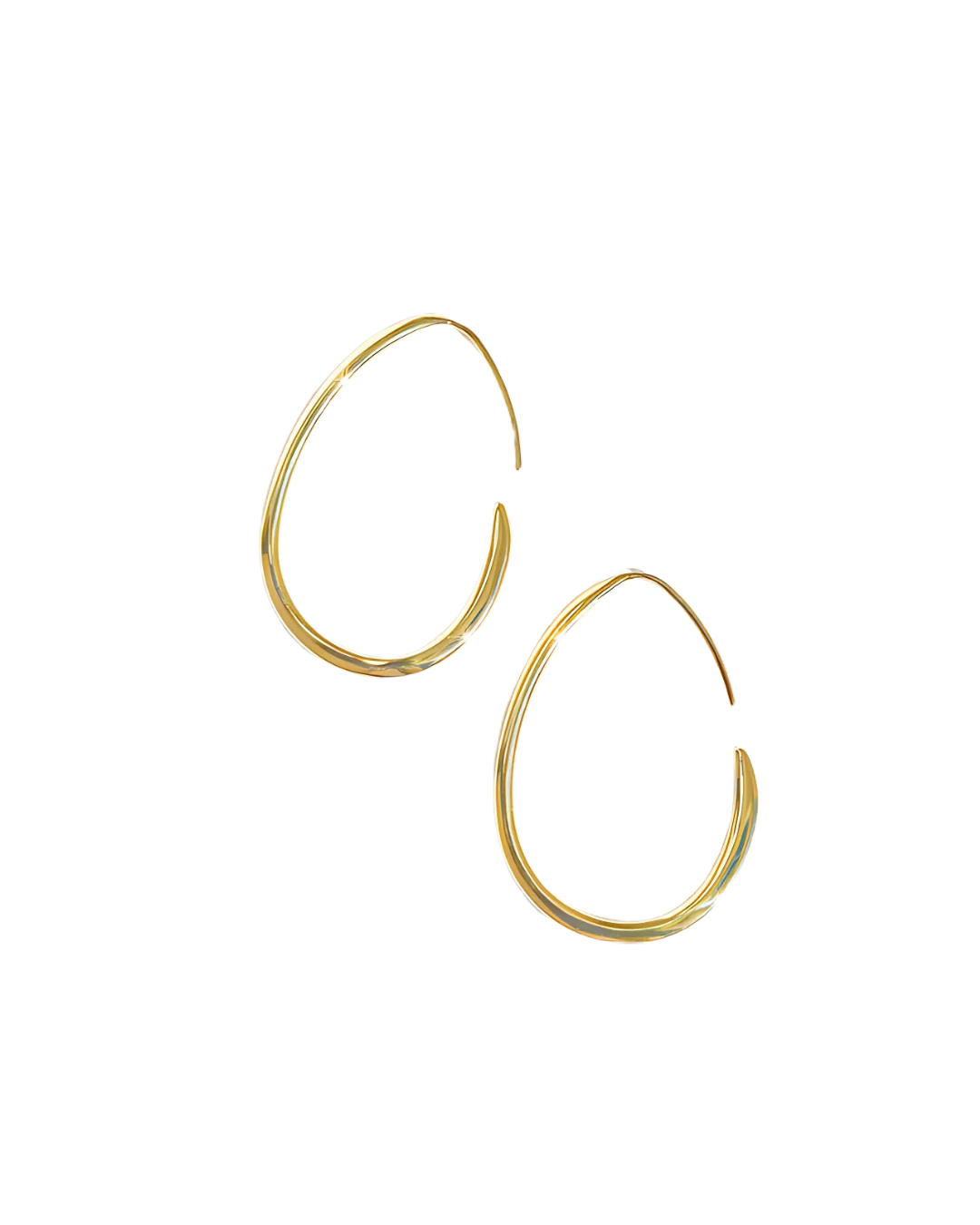 Teardrop Hoops