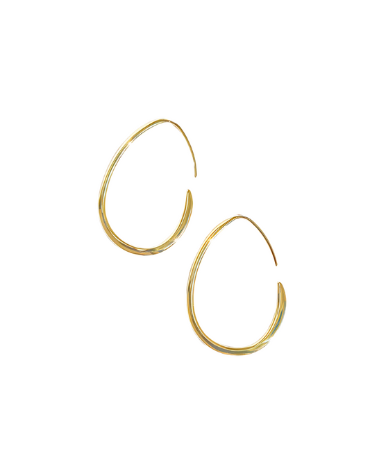 Teardrop Hoops