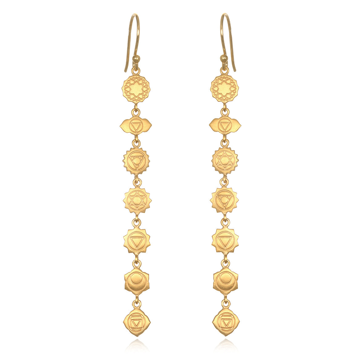 Seven Chakra Earrings