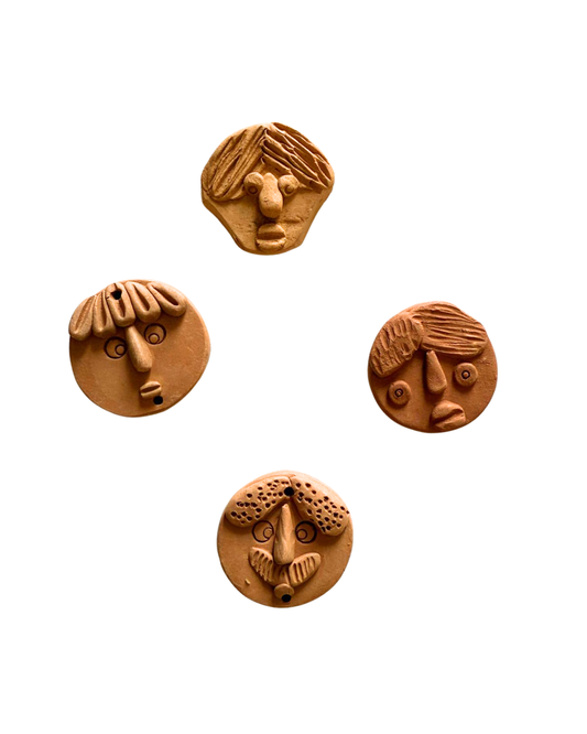 Clay Co Art Fridge Magnets - Set of 4