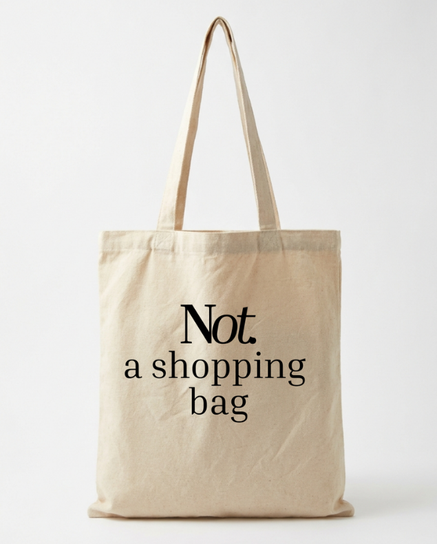 The All Day Tote Typographical