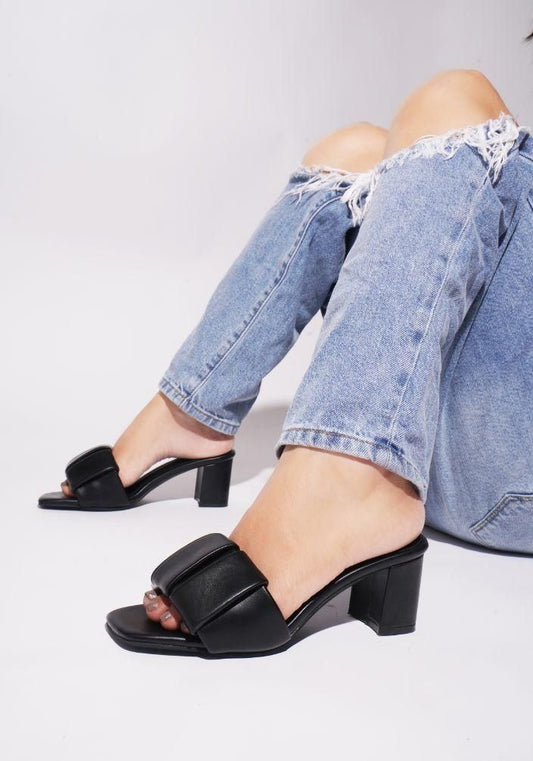 The POSH Block in Black Heels