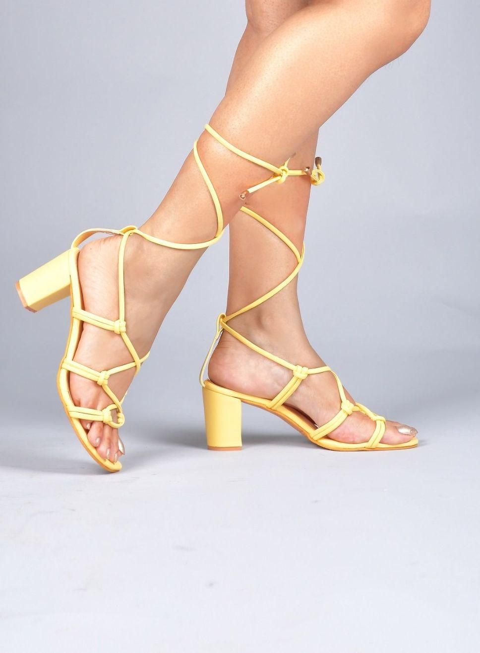The POSH Tie Me Up Block Heels