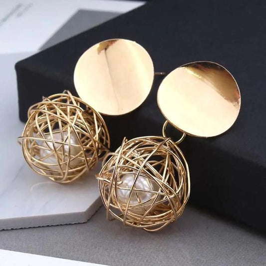 AVR JEWELS Double Disk Earrings
