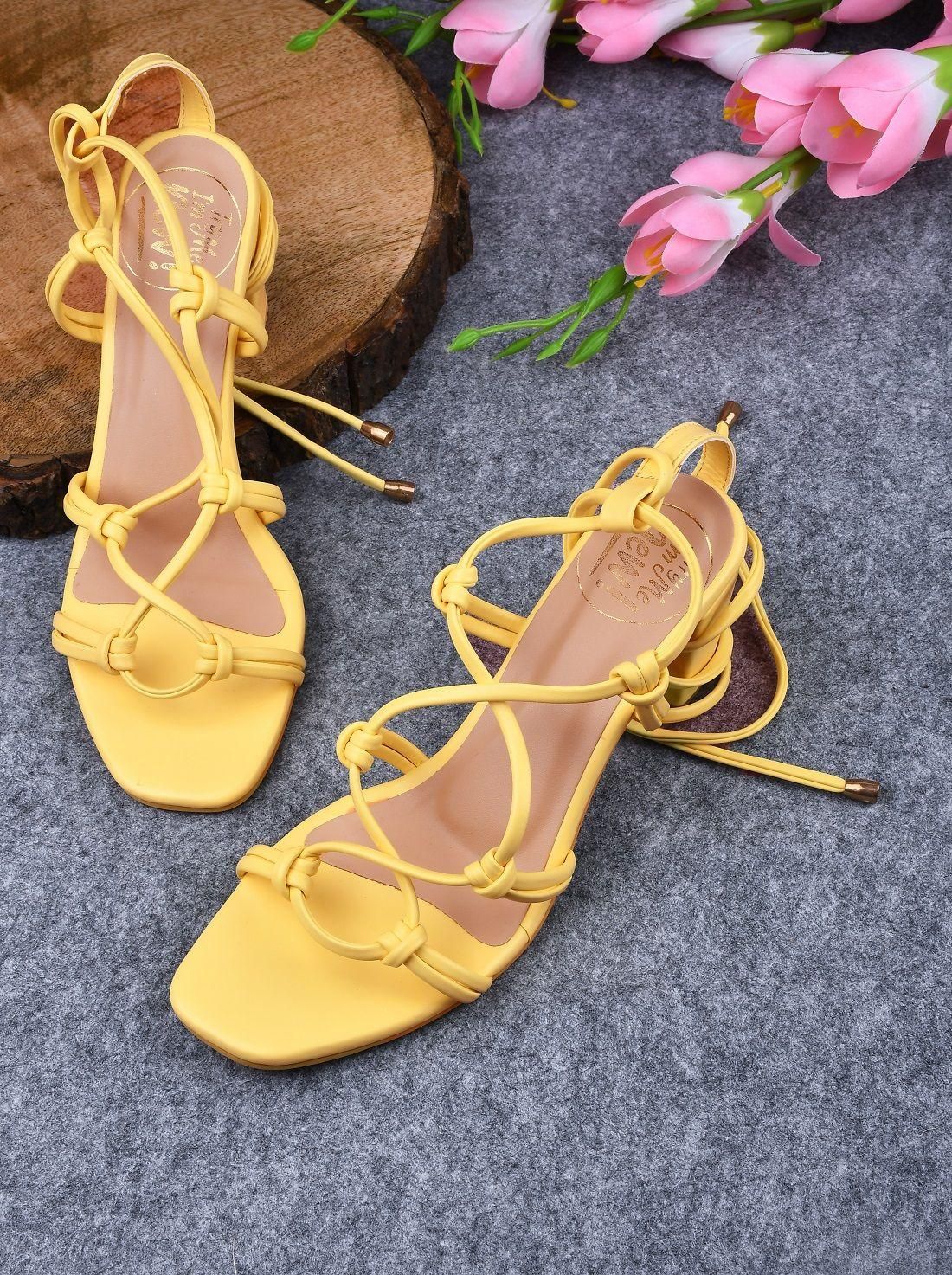 The POSH Tie Me Up Block Heels